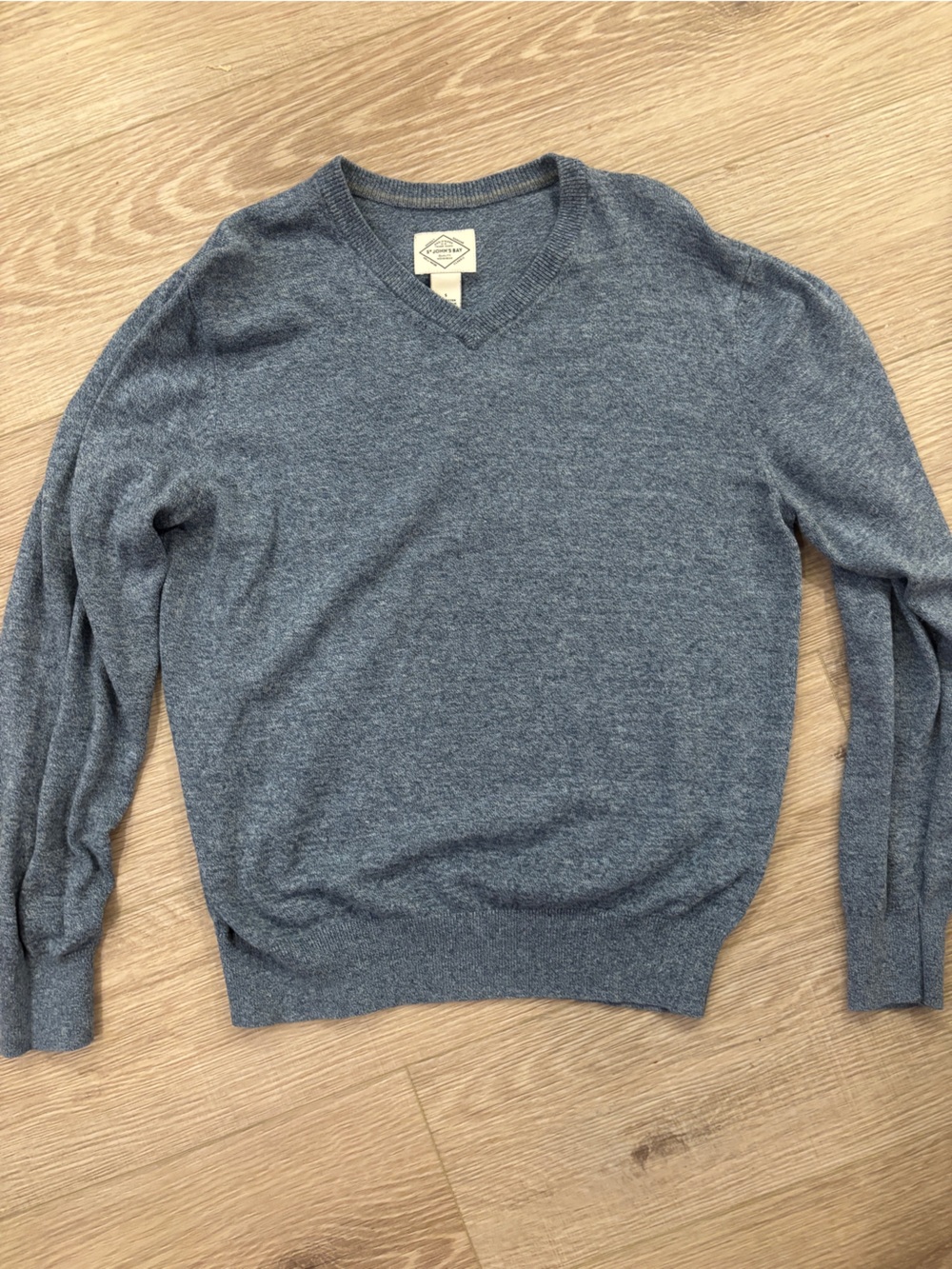 St. John's Bay Gray Crewneck Sweater - Lightweight Knit